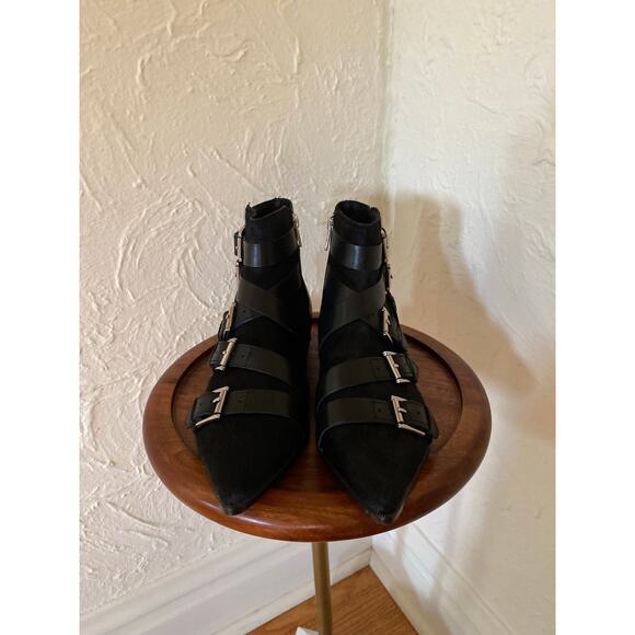 FREE PEOPLE X ASH Calf Hair & Leather Blast Ankle Boots Size 39 / 8 - Picture 8 of 10